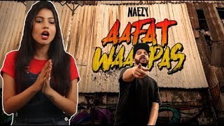 Aafat Waapas  Naezy  Official Music Video  Reaction  Pooja Rathi  CuteBox [upl. by Kentigera]