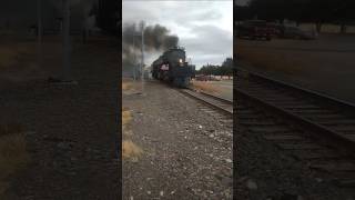 4041 BIG BOY AT INTERSECTION KANSAS railfan steamlocomotive [upl. by Pen]