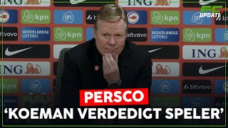 Koeman verdedigt speler Dat ventje wil heel graag maar moet daarin stappen maken FCUpdate [upl. by Soni]