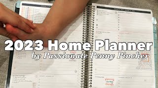 Using my 2023 Home Planner by passionate penny pincher [upl. by Tacye]