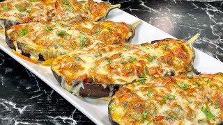 AUBERGINES FARCIES GRATINÉES 🍆 Recette végétarienne 🌱 Deli Cuisine [upl. by Akeme]