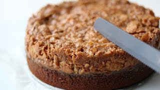 ToscakakaSwedish Caramel Almond Cake Recipe [upl. by Adnauq805]