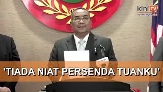 Sanusi mohon ampun pada Sultan Selangor [upl. by Auric]