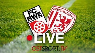 LIVE FC RotWeiß Erfurt vs Greifswalder FC  Regionalliga Nordost  SP27 [upl. by Anen]