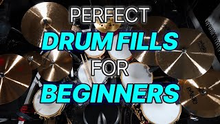 5 Drum Fills PERFECT For Beginners  DRUM LESSON [upl. by Sirdna990]