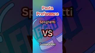 Pasta Preference Spaghetti vs Fettuccine PastaDebate Foodie ItalianCuisine [upl. by Mauro787]