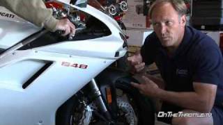 2008 Ducati 848 Suspension Evaluation [upl. by Furlong525]