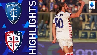 Empoli 11 Cagliari  A late equaliser for Cagliari  Serie A 202122 [upl. by Tips]