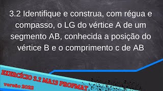 MA13 Cap3 exercício 32 versão 2022 mestrado profmat [upl. by Harvard]