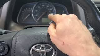 2014 Toyota Rav4  Oil Light Reset [upl. by Aicetal]