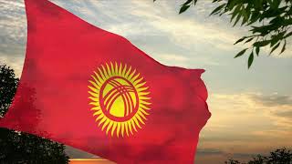 Flag and anthem of Kyrgyzstan 19922012 [upl. by Jareb]