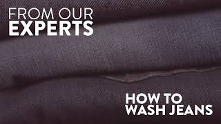 How to Wash Jeans  Nordstrom Expert Tips [upl. by Linkoski]