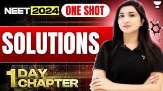 Solutions in One Shot  1 Day 1 Chapter  NEET 2024  Akansha Karnwal [upl. by Baptiste]