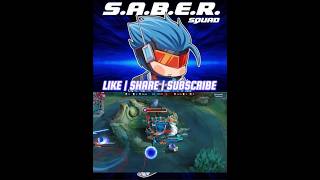 Saber Nyuri Turtle 🗿🗿🗿mobilelegends mlbb ml mlbbcreatorcamp saber saberml shorts shortsfeed [upl. by Paolina]