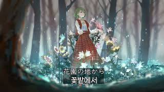 Touhou Rosarium Piano Arrange Ver 「Yonder Voice」 한글 자막 [upl. by Ealasaid252]