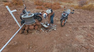 Riding to a wreck site where a C47 went down in 1943  Rural Utah [upl. by Ayekan117]