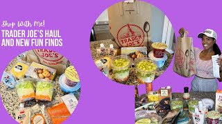 Trader Joe’s Grocery Haul and New Fun Finds [upl. by Kaazi852]