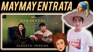 REACTION Maymay Entrata  Amakabogera English Version Acoustic Session [upl. by Ibloc]