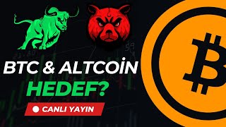 Canlı 🔴 Bitcoin Yön Neresi Altcoinler Son Durum BTC amp Altcoin Analiz  Kripto Sohbetleri [upl. by Brunell869]