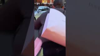 Roadman tries to ROB Rich Arab with a Knife Outside Harrods in London [upl. by Yarw]