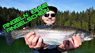 Forellenangeln ohne Angelschein 5 🎣🎣🎣  Leutasch  Österreich [upl. by Ovida]