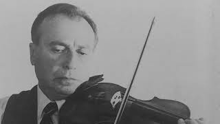 Vitali Chaconne in G Minorarr Charlier for violin and pianoSzeryngReiner 1959 [upl. by Clintock]