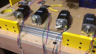 Testing The Highline CNC Routing Machines GRBL Controlled Arduino Uno Electronics [upl. by Alida]