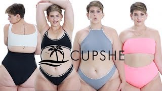 PLUS SIZE SWIM HAUL CUPSHE  Summer Confidence Pep Talk [upl. by Chelsea662]