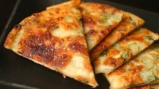 How to Make the BEST Chinese Scallion Pancakes Original Bacon Cheese Pork Floss [upl. by Anidan]