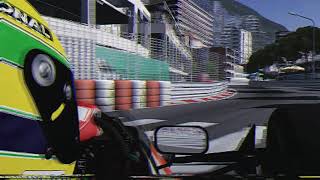 Recreation of Sennas onboard of 1990 Monaco GP  Assetto Corsa [upl. by Samled]