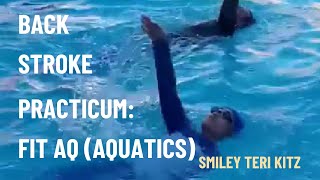 FIT AQ BACKSTROKE PRACTICUM FIRST LEVEL 06092024 highlights livestreams backstrokeswimming [upl. by Mag]