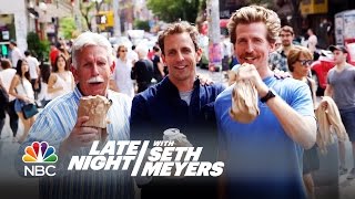 Seth and Josh Meyers Go DayDrinking in Brooklyn  Late Night with Seth Meyers [upl. by Melak585]