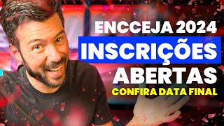 ENCCEJA 2024  INSCRIÇÕES ABERTAS [upl. by Lauritz]