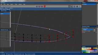 Wings3d Making a gunwale for a ship [upl. by Laresa]