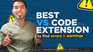 Most Useful VS Code Extension To Find Errors amp Warnings [upl. by Mettah174]