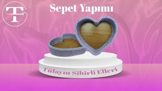 Penye İpten Sepet Yapımı  Sepet Nasıl Yapılır Kolay Anlatım  How to Make Hamper [upl. by Cha]