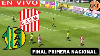 ALDOSIVI VS SAN MARIN TUCUMAN EN VIVO ⚽ FINAL PRIMERA NACIONAL  Ascenso 🌎 GRANEGA [upl. by Delfeena161]