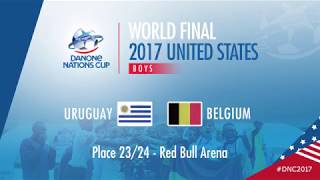 URUGUAY VS BELGIUM  RANKING MATCH 2324  HIGHLIGHTS  DANONE NATIONS CUP 2017 [upl. by Etteuqram]