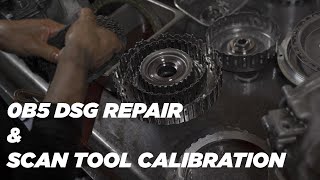 Audi 0B5 DSG Transmission Repair and Scan Tool Calibration [upl. by Nerrot]