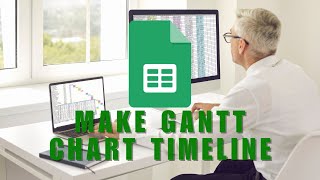 NEW UPDATE How to Make Gantt Chart Timeline on Google Sheet [upl. by Oirevlis]