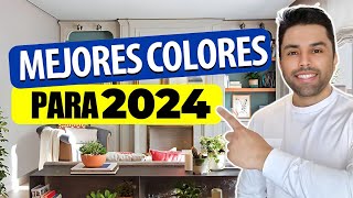 TOP 10 COLORES 2024 como INCLUIRLOS y COMBINARLOS CORRECTAMENTE INTERIORISMO [upl. by Mcclary]