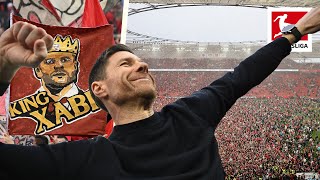 🏆 Crazy Celebrations in Leverkusen Xabi Alonso´s Werkself Win Their first Bundesliga Title 24 🏆 [upl. by Ase912]