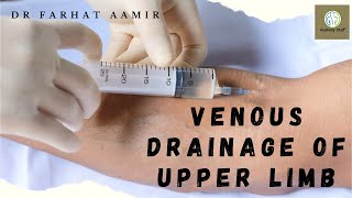 Venous Drainage Of Upper Limb [upl. by Nyraf240]