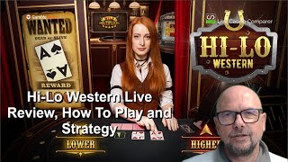 Playtech Hi Lo Western Live Review How to Play amp Strategy [upl. by Isyak]