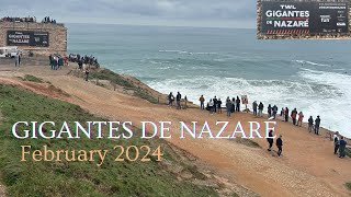 Gigantes de Nazare  bigwave tow in session feb 2024 [upl. by Johns]