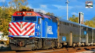 METRA Chicago Commuter Trains [upl. by Memberg172]