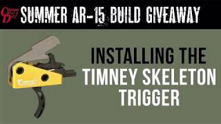 AR15 Series How to Install the Timney Skeletonized Trigger on a Stag Lower [upl. by Launcelot173]