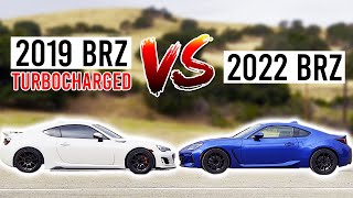 Does the BRZ Need a Turbo 1st Gen Turbocharged vs 2nd Gen Stock [upl. by Olwen]