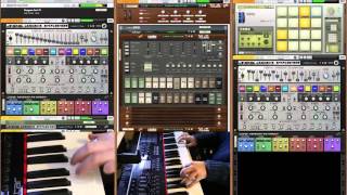 Oxygene IV Live on the JPS Harmonic Synthesizer and Combo 310U [upl. by Griffis66]