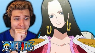 BOA HANCOCK ARRIVES One Piece Reaction [upl. by Ateuqram]